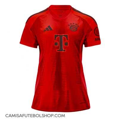 Camisa de time de futebol Bayern Munich Leon Goretzka #8 Replicas 1º Equipamento Feminina 2024-25 Manga Curta Camisa de time de futebol Bayern Munich Leon Goretzka #8 Replicas 1º Equipamento Feminina 2024-25 Manga Curta